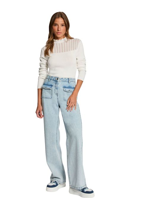 Shirt with ruffled collar MSNOWI MORGAN DE TOI | MSNOWIWHITE