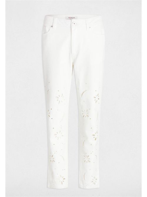 PBRAD perforated pants MORGAN DE TOI | PBRADBLANC