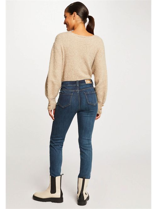 Jeans slim fit comodo ed elegante POMS - TAGLIE FRANCESI MORGAN DE TOI | POMSDENIM STONE