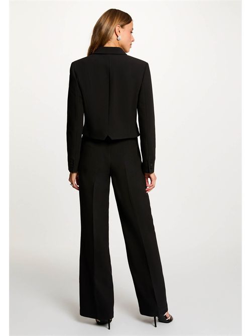 Giacca corto doppiopetto con revers in raso VJOEN.F ( TAGLIE FRANCESI ) MORGAN DE TOI | VJOEN.FNOIR