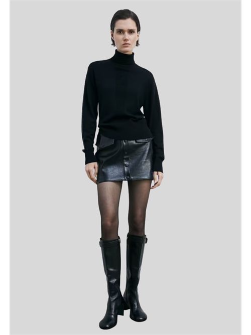 Elegant high-neck wool sweater 2K0340 PATRIZIA PEPE | 2K0340KM36K103