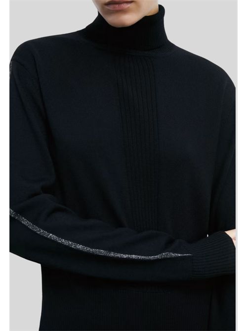 Elegant high-neck wool sweater 2K0340 PATRIZIA PEPE | 2K0340KM36K103