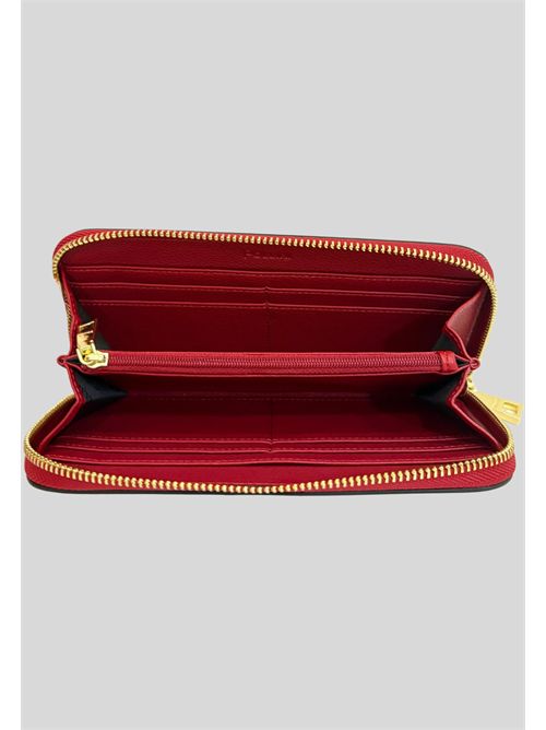 Portafoglio con zip SC5503PP1NSA150A POLLINI | SC5503PP1NSA150AROS-H.PVC NE