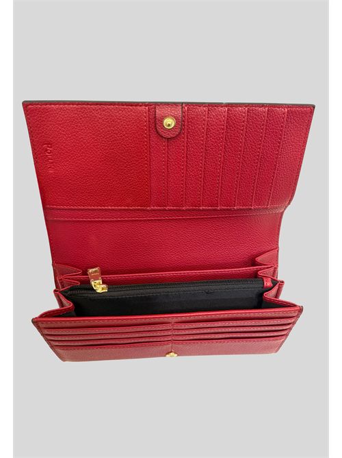 Portafoglio con patta SC5504PP1NSA150A POLLINI | SC5504PP1NSA150AROS-H.PVC NE