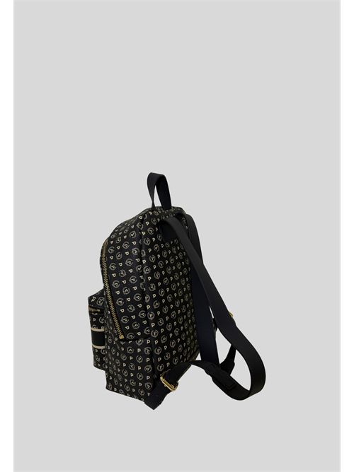 Zaino con logo monogram e chiusura con zip TE8412PP02Q4975A POLLINI | TE8412PP02Q4975APVC D.BL-VIT.D.BLU
