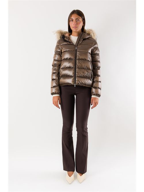 hooded down jacket with detachable fur CIESSE PIUMINI | LIAMACAROON