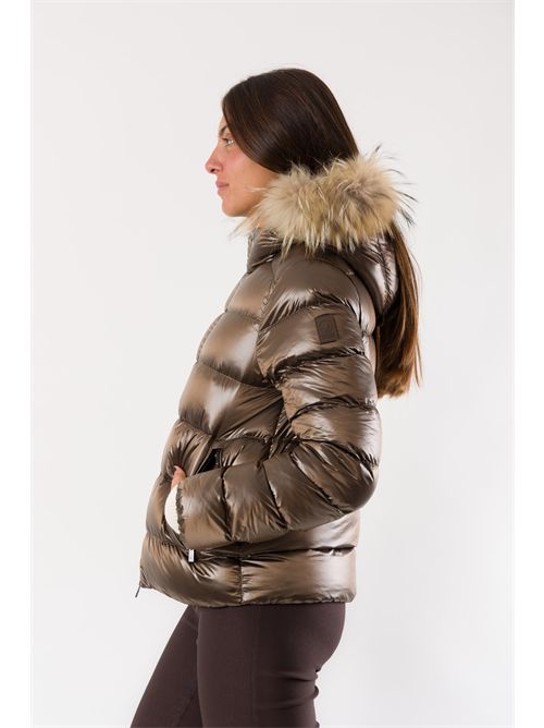hooded down jacket with detachable fur CIESSE PIUMINI | LIAMACAROON