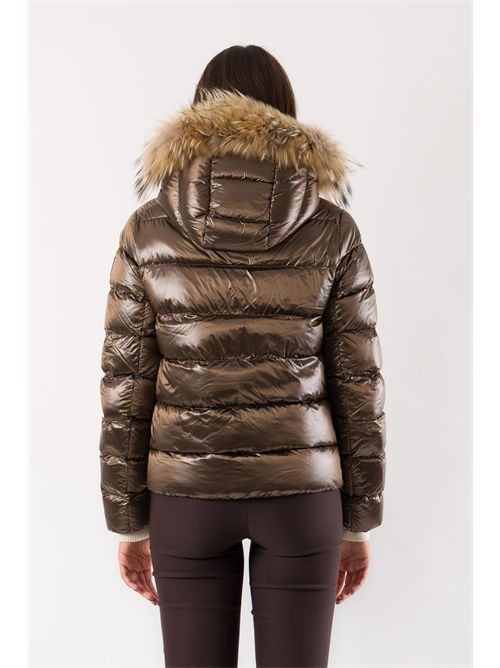 hooded down jacket with detachable fur CIESSE PIUMINI | LIAMACAROON