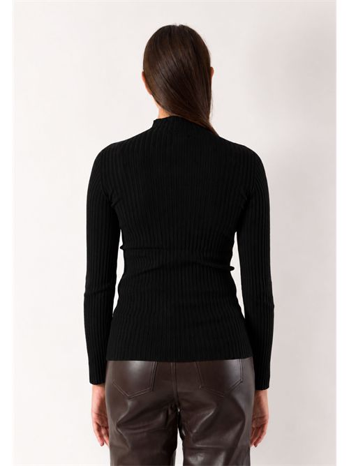 Maglia a coste collo alto 3M1714 KONTATTO | 3M1714CNERO-BLACK