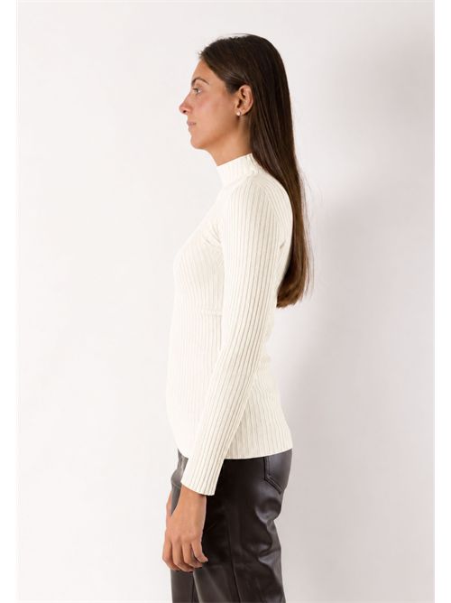 Maglia a coste collo alto 3M1714 KONTATTO | 3M1714CPANNA-OFFWHITE