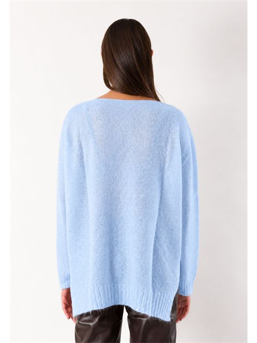 Maglia morbida girocollo essenziale 3M1801 KONTATTO | 3M1801CNUVOLA-CLOUD