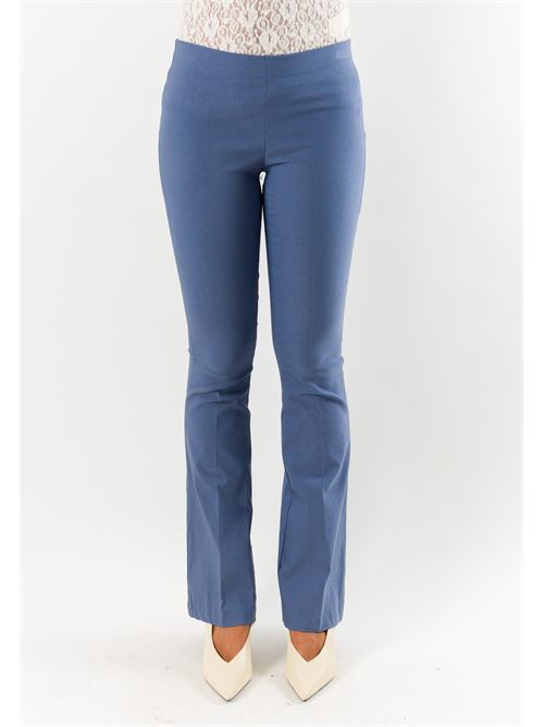 Pantaloni donna flare elasticizzati AI26647 MESANGE | AI26647JEANS