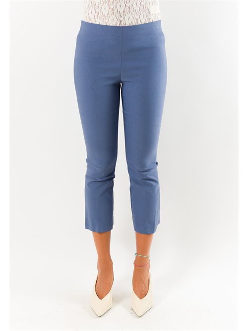 Pantaloni donna cropped elasticizzati AI26665 MESANGE | AI26665JEANS
