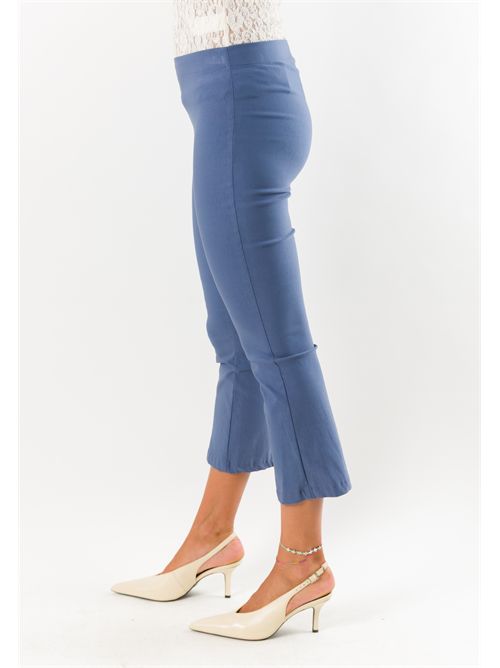 Pantaloni donna cropped elasticizzati AI26665 MESANGE | AI26665JEANS