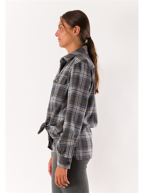 camicia quadro MESANGE | AI26673QUADRO MORO