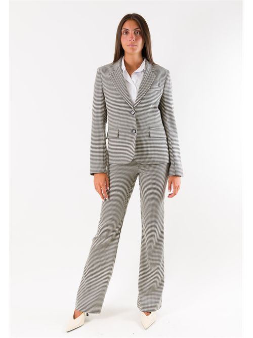 Giacca donna elegante sartoriale AI26693 MESANGE | AI26693PIED DE POULE