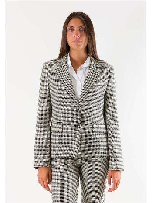 Giacca donna elegante sartoriale AI26693 MESANGE | AI26693PIED DE POULE