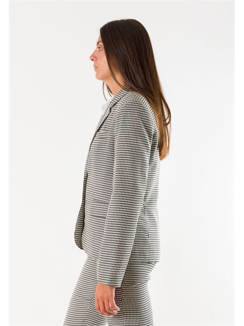 Giacca donna elegante sartoriale AI26693 MESANGE | AI26693PIED DE POULE