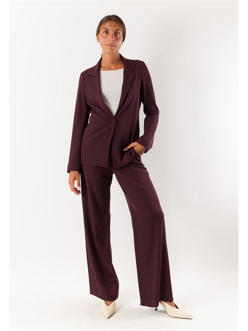 giacca con bottone fod. MESANGE | AI26706BORDEAUX