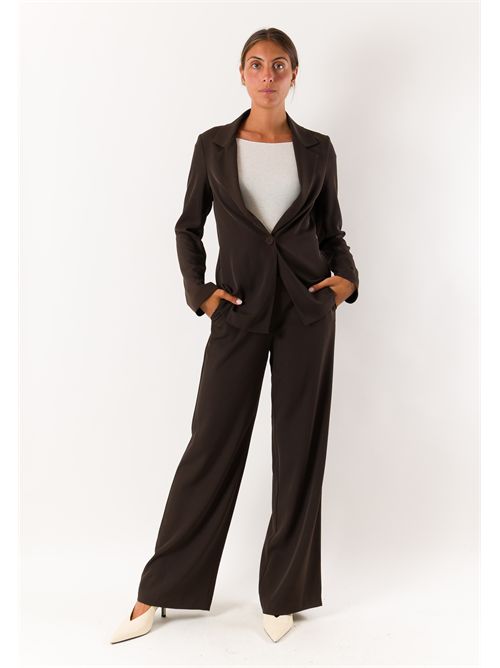 giacca con bottone fod. MESANGE | AI26706MORO