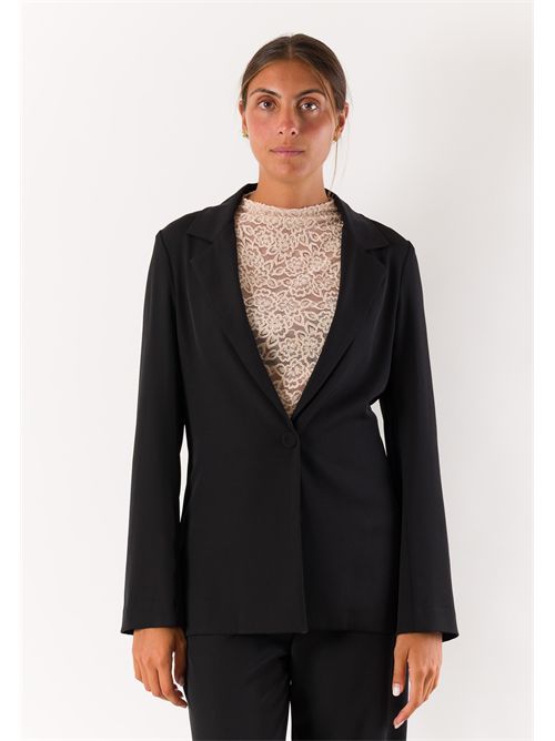 giacca con bottone fod. MESANGE | AI26706NERO