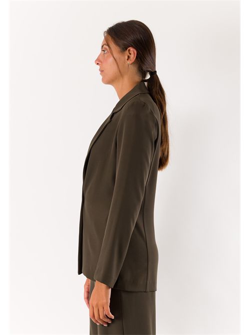 giacca con bottone fod. MESANGE | AI26706VERDE