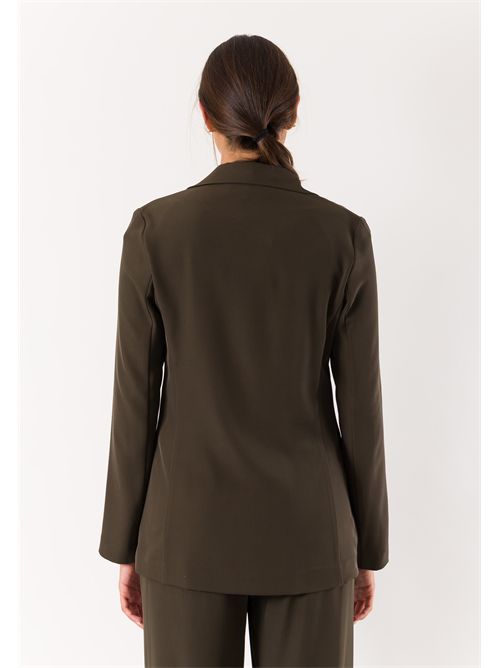 giacca con bottone fod. MESANGE | AI26706VERDE