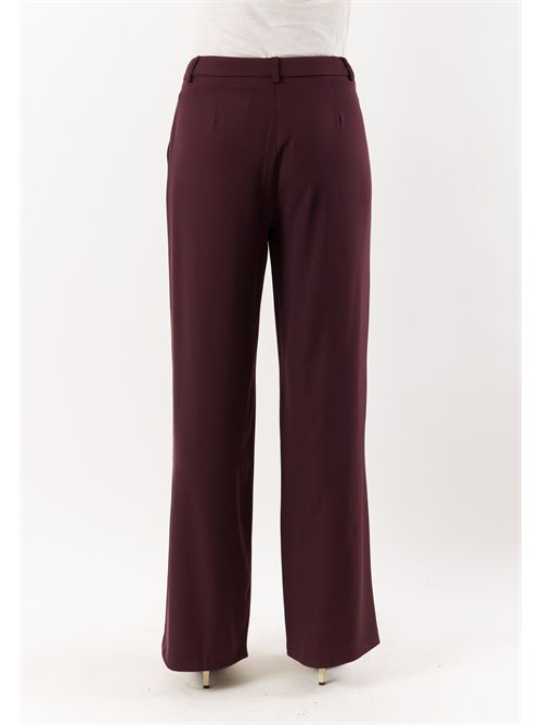 pantalone palazzo bott. MESANGE | AI26707BORDEAUX
