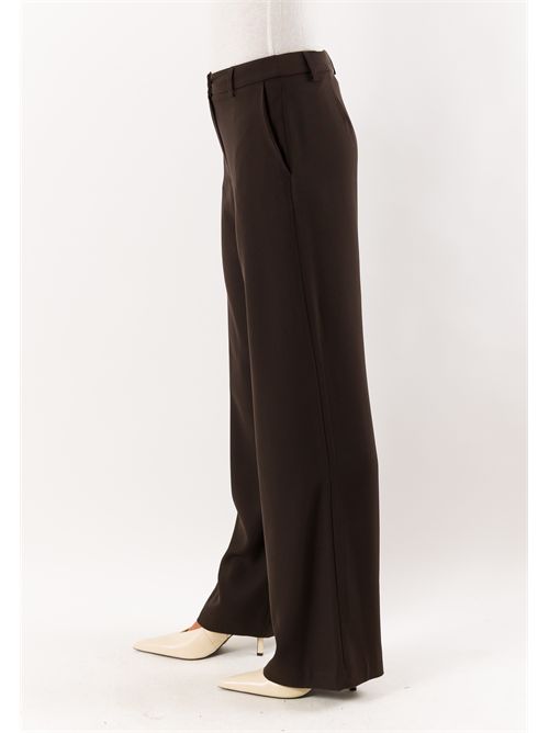 pantalone palazzo bott. MESANGE | AI26707MORO