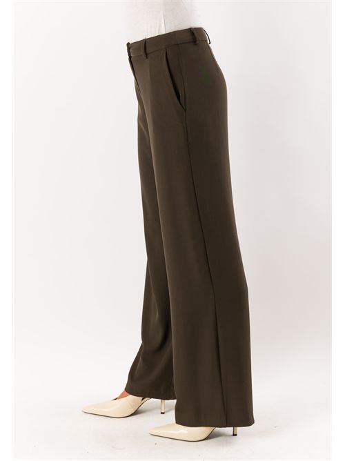 pantalone palazzo bott. MESANGE | AI26707VERDE