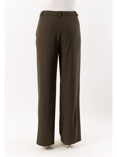 pantalone palazzo bott. MESANGE | AI26707VERDE