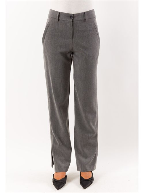 pantalone spacchi MESANGE | AI26709GRIGIO