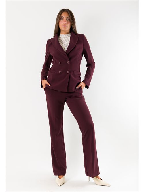 Tailleur donna elegante stretch AI26711 MESANGE | AI26711BORDEAUX