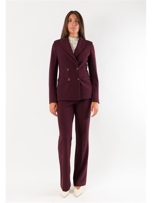 Tailleur donna elegante stretch AI26711 MESANGE | AI26711BORDEAUX