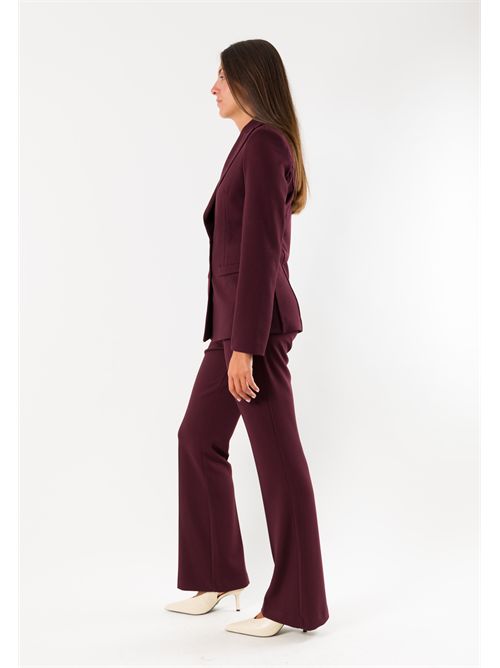 Tailleur donna elegante stretch AI26711 MESANGE | AI26711BORDEAUX