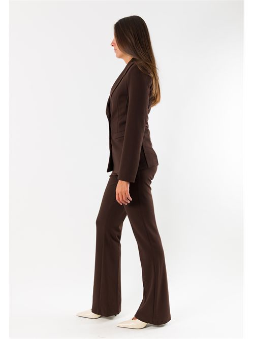 Tailleur donna elegante stretch AI26711 MESANGE | AI26711MORO