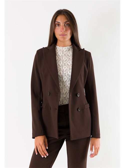 Tailleur donna elegante stretch AI26711 MESANGE | AI26711MORO