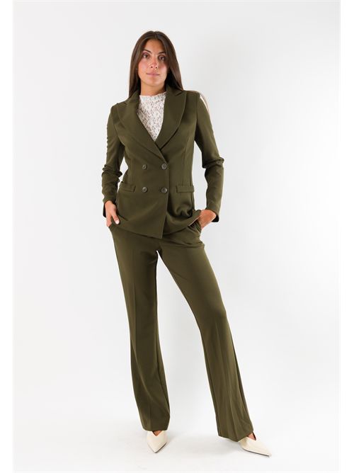 Tailleur donna elegante stretch AI26711 MESANGE | AI26711VERDE