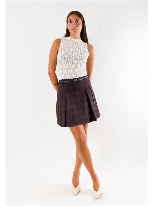Gonna plissettata donna elegante AI26715 MESANGE | AI26715QUADRO BORD