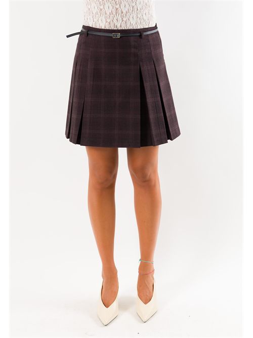 Gonna plissettata donna elegante AI26715 MESANGE | AI26715QUADRO BORD