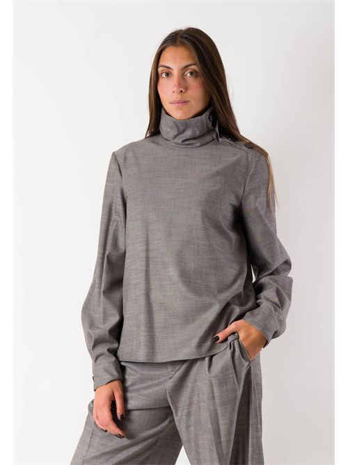 Camicia collo alto morbido 8C0340 PATRIZIA PEPE | 8C0340C0250S796
