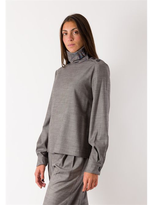 Camicia collo alto morbido 8C0340 PATRIZIA PEPE | 8C0340C0250S796