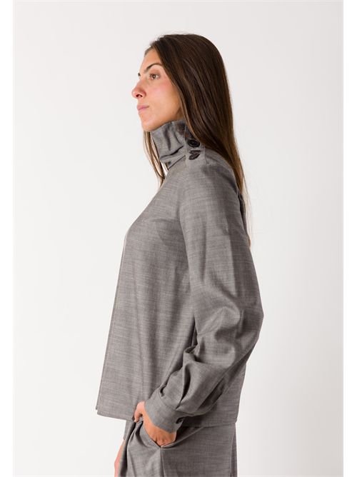 Camicia collo alto morbido 8C0340 PATRIZIA PEPE | 8C0340C0250S796