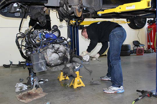 ARD's bare metal S70 build photo 2