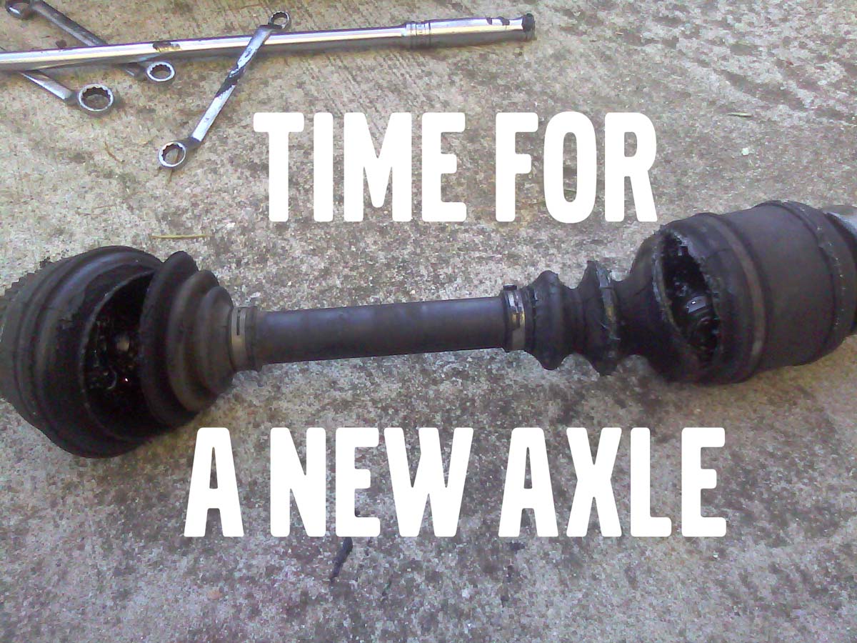 time for A Rebuilt Axle