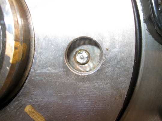 Sheared Off Brake Guide Pin