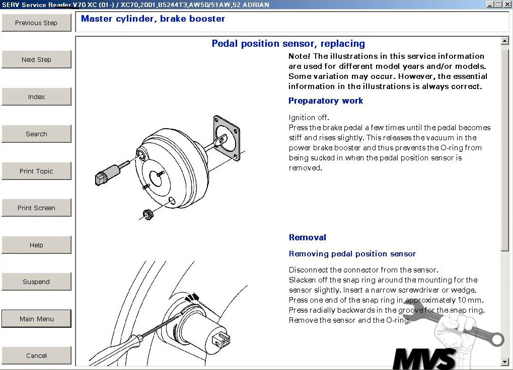Brake Pedal Sensor Replacement