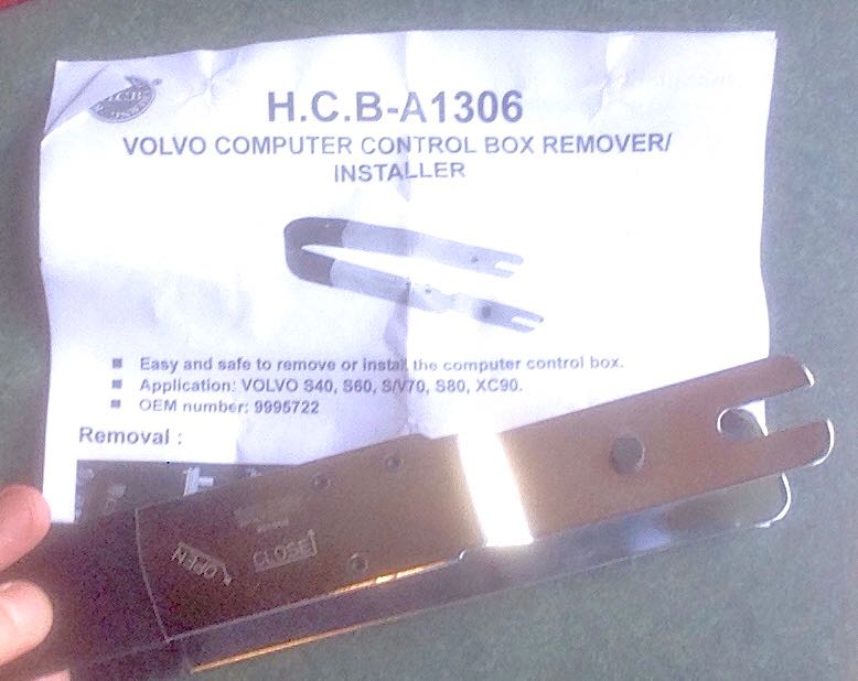 Volvo ECU Removal Tool