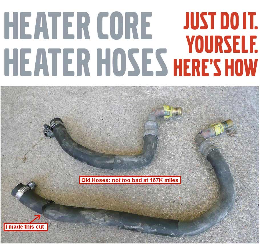 heater core heater hoses - DIY on 1998 Volvo S70