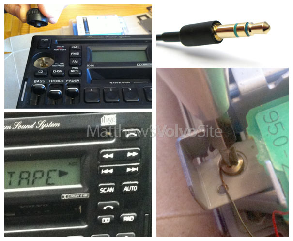 iPhone iPod input tutorial SC815 SC816 Volvo radio headunit